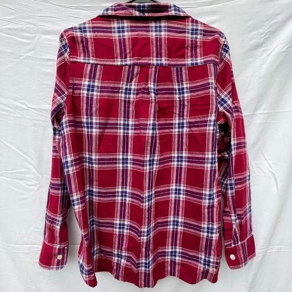 Women's Old Navy "The Classic Shirt" Flannel Button Down Shirt Sz. Large - Picture 2 of 8